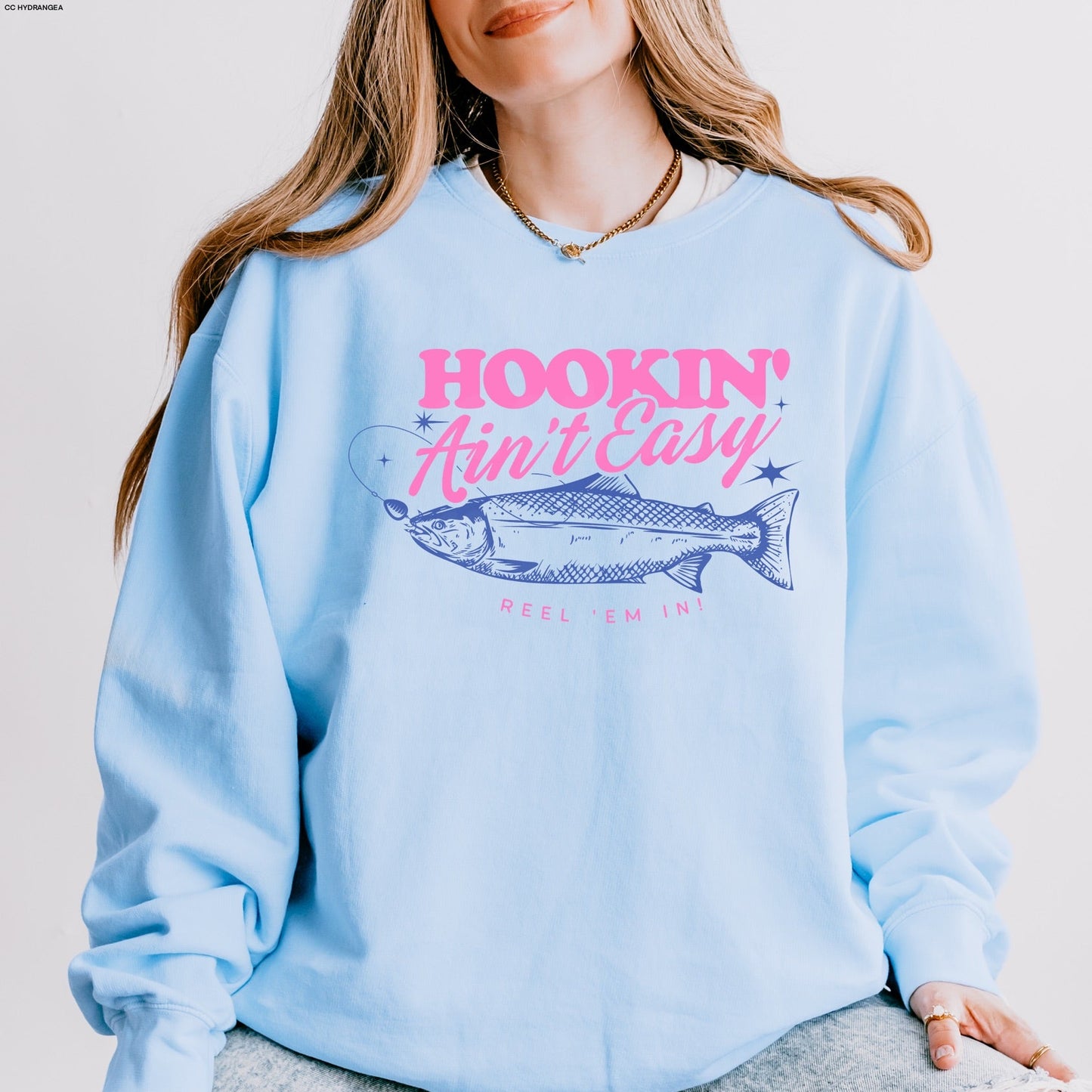 Hookin' Ain't Easy Clear Film Screen Print