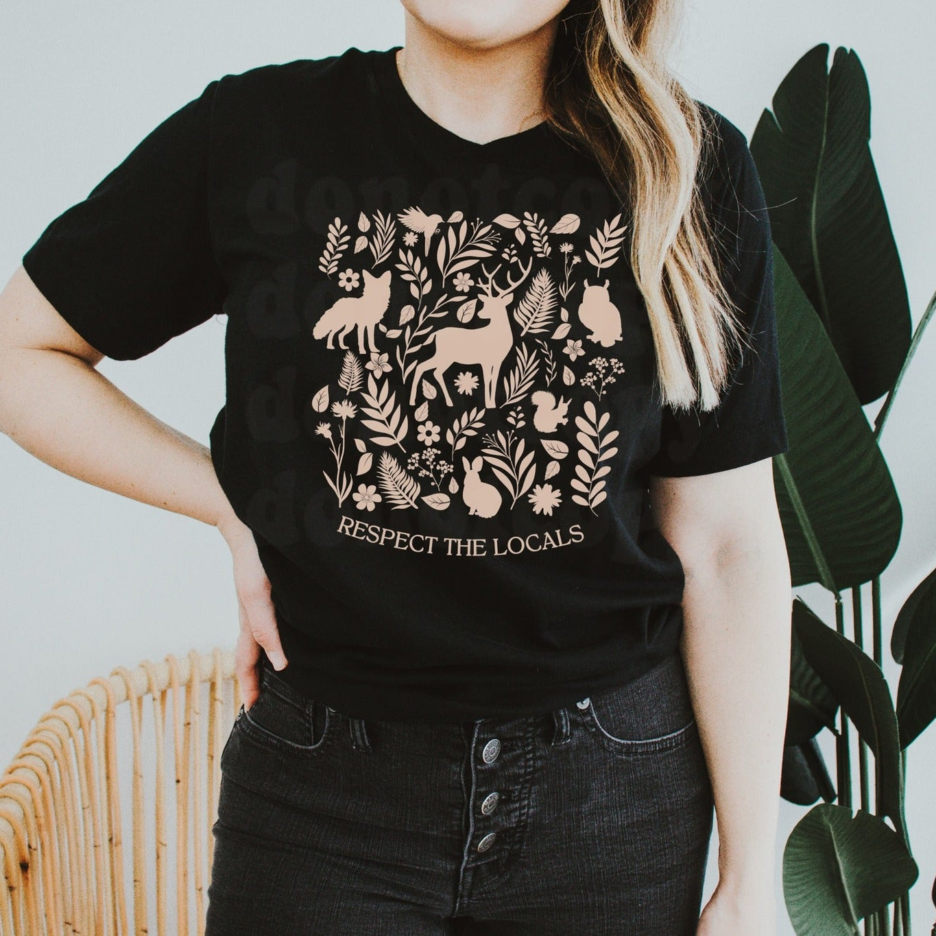 Respect The Locals OATMEAL INK Screen Print