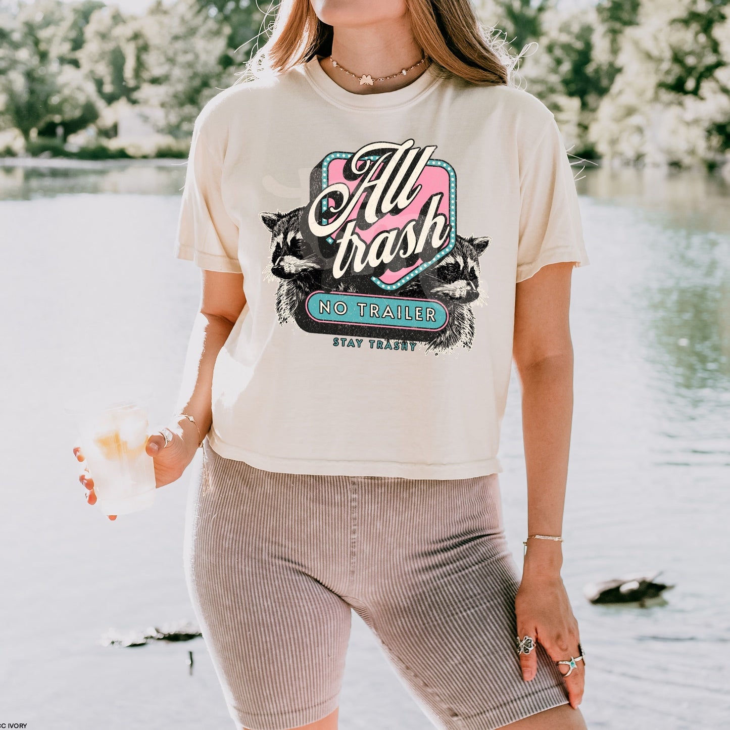 All Trash No Trailer Clear Film Screen Print