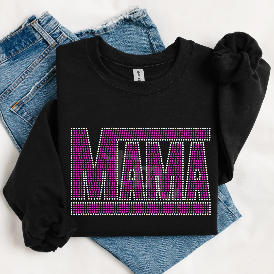 MAMA Pink Spangles Graphic Tee