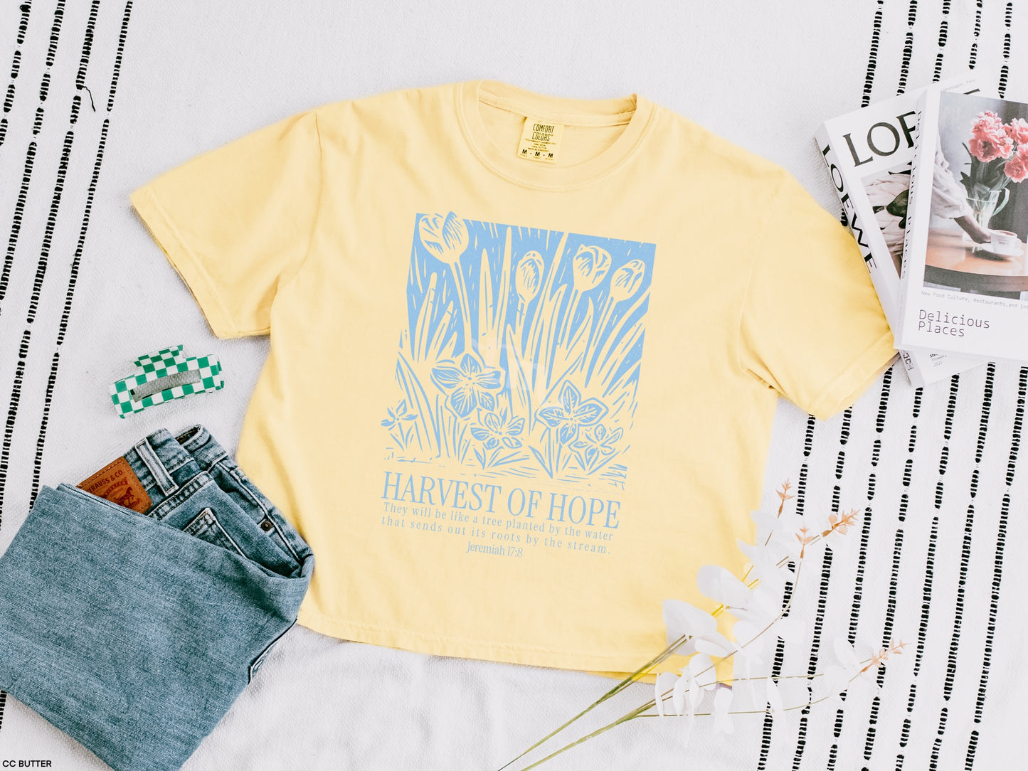 Harvest of Hope LIGHT BLUE INK Screen Print