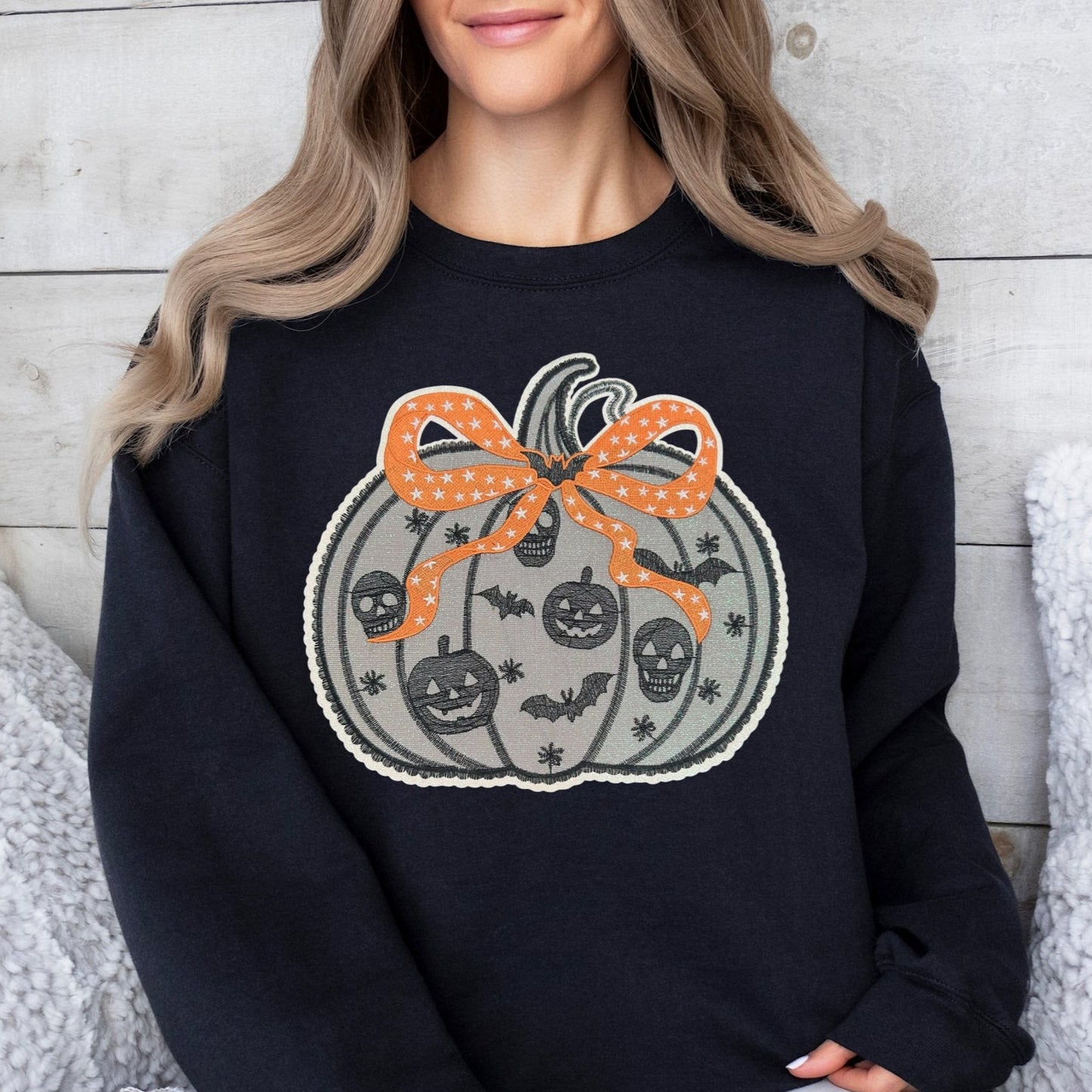 Glitter Lace Pumpkin Patch Graphic Tee