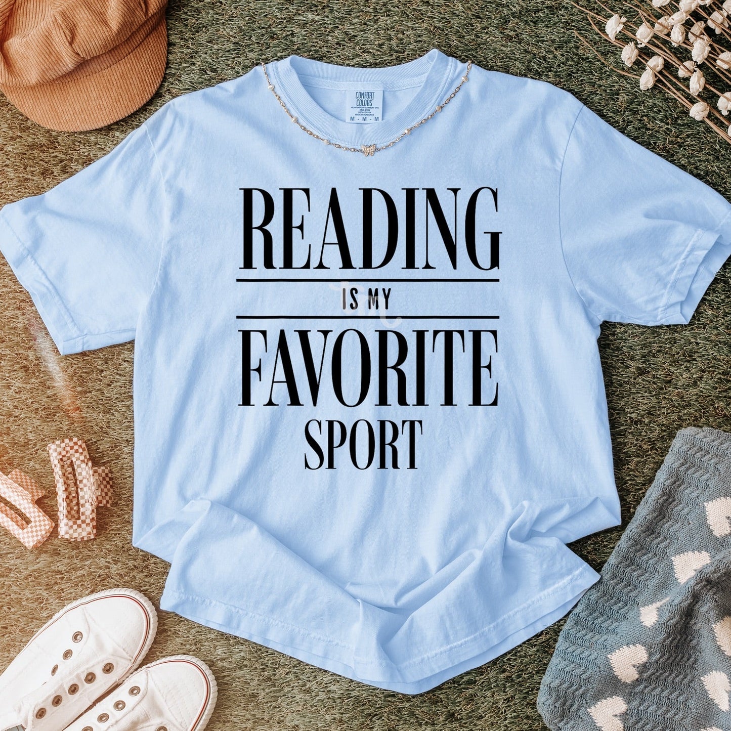 Reading is my Favorite Sport Graphic Tee