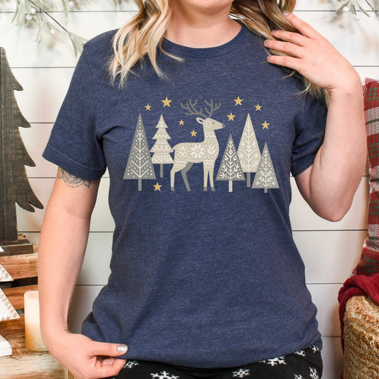 Deer in the Trees Graphic Tee