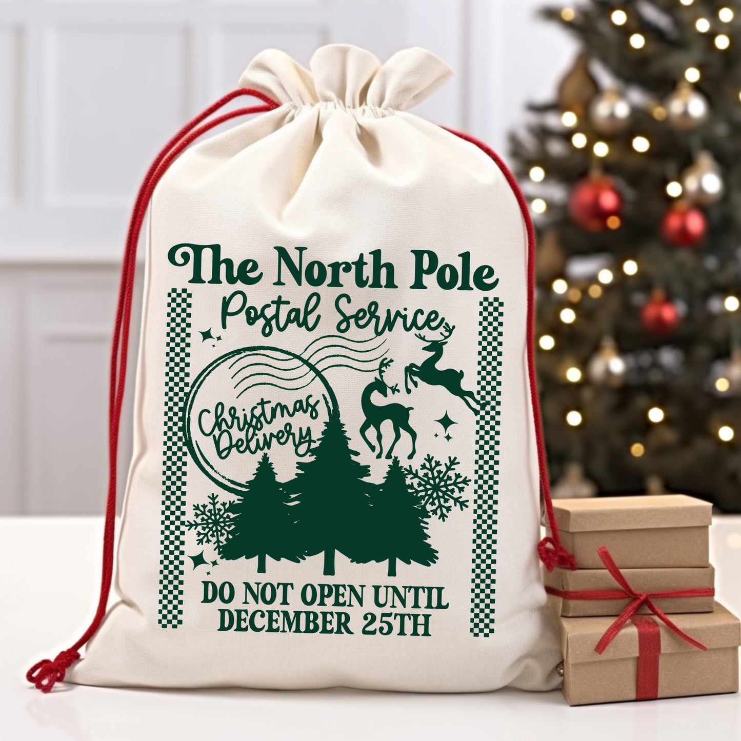 North Pole Santa Sacks