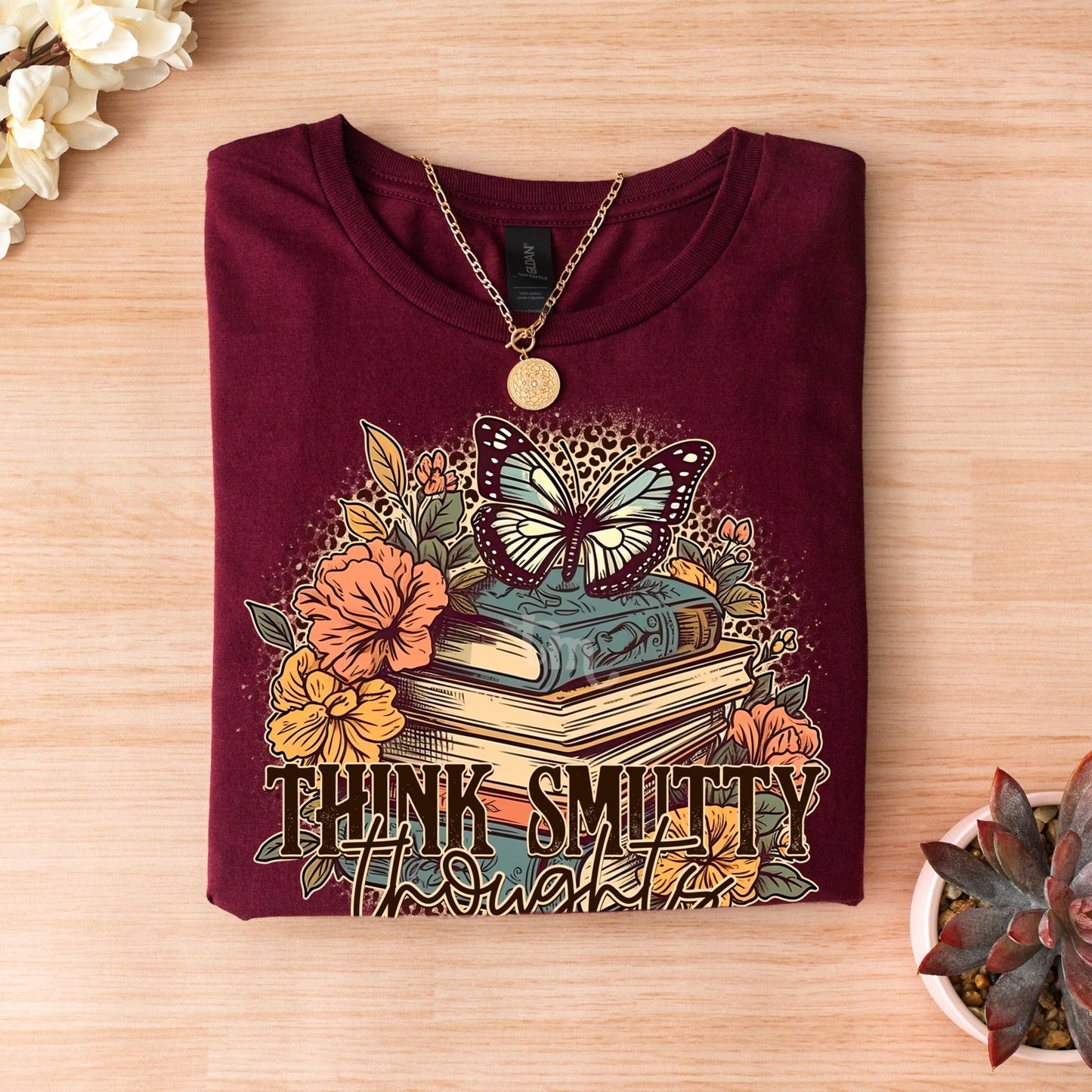 Glitter Think Smutty Thoughts Graphic Tee