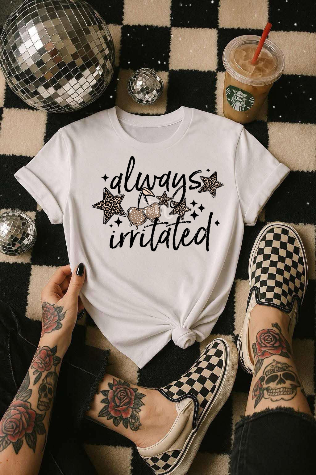 Always Irritated Clear Film Screen Print