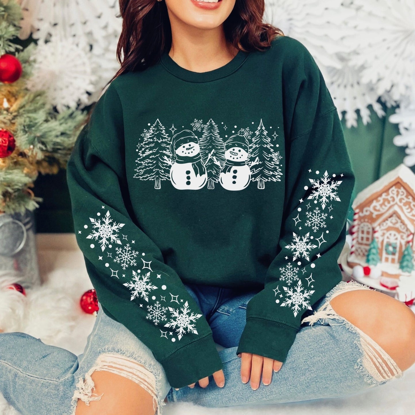 Snowy Snowman Graphic Tee