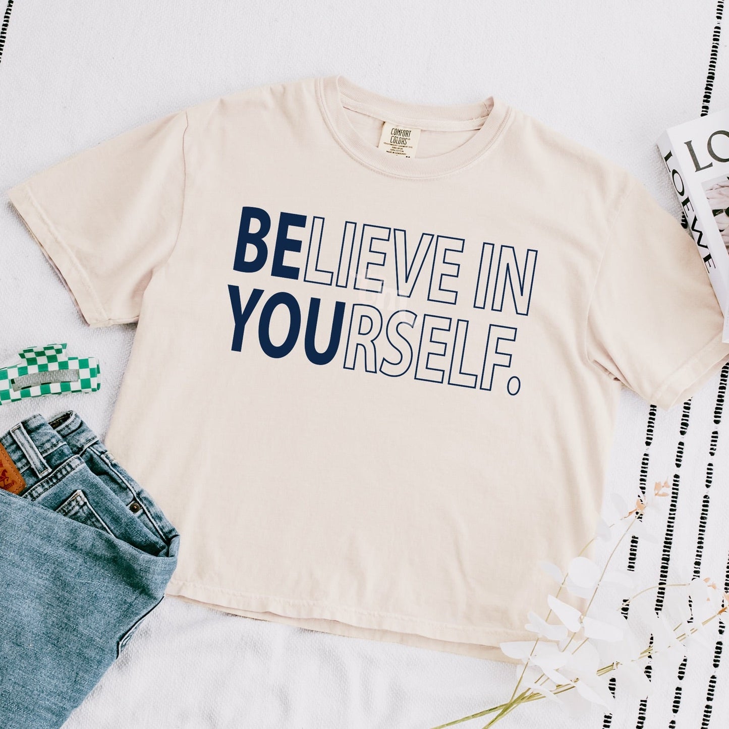 Be You NAVY INK Screen Print