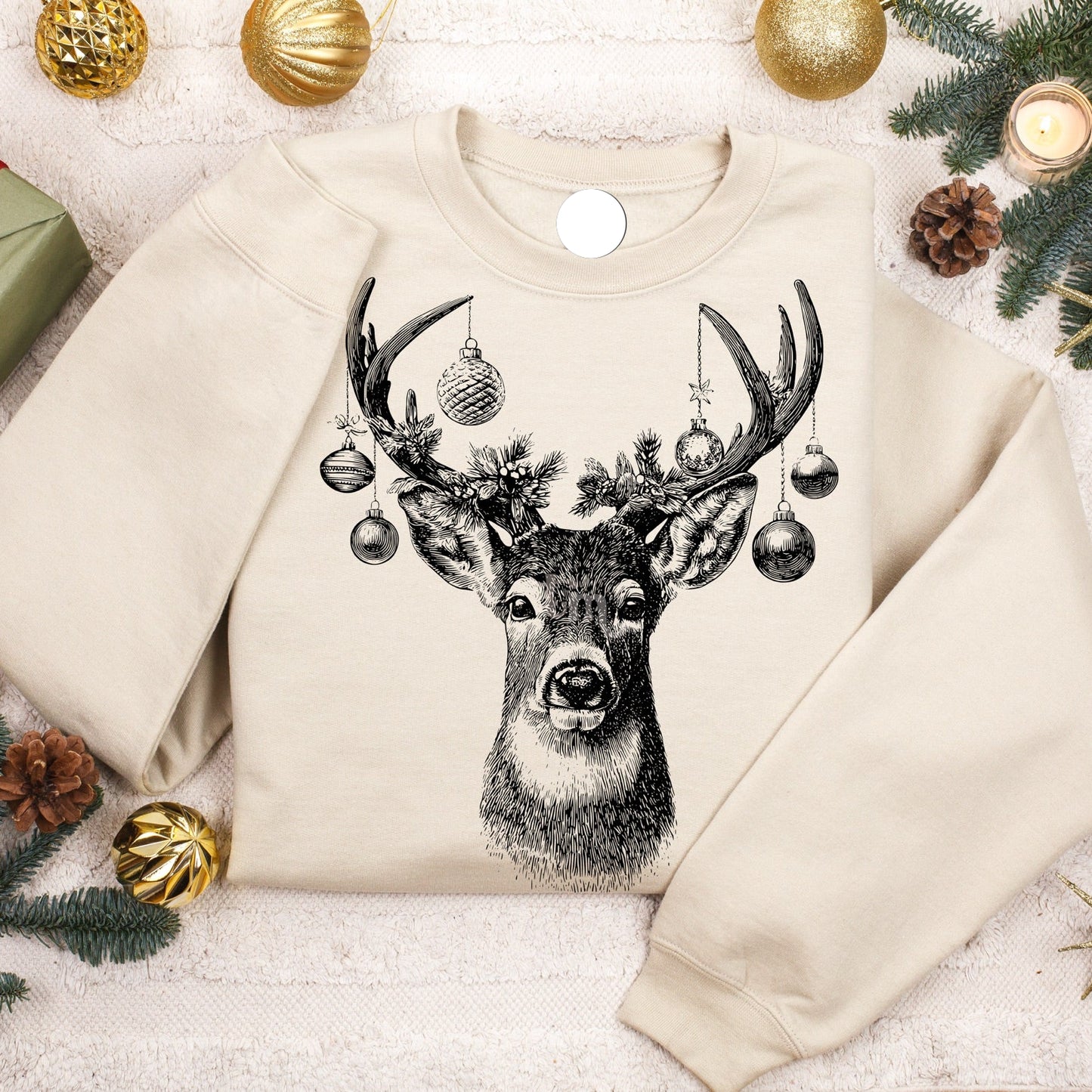 Ornament Deer Graphic Tee