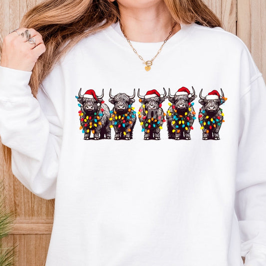 Festive Cows Graphic Tee