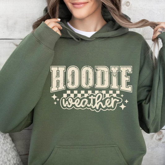 Hoodie Weather OATMEAL INK Screen Print