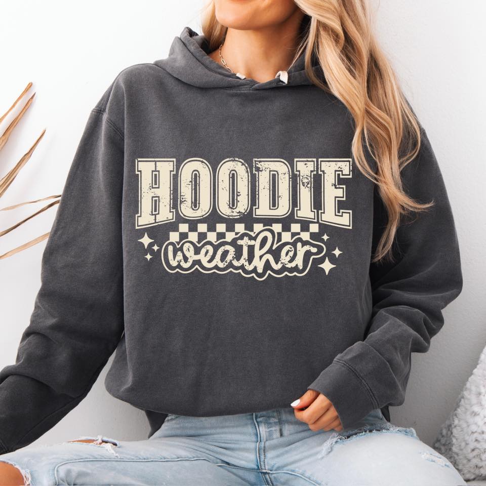 Hoodie Weather OATMEAL INK Screen Print