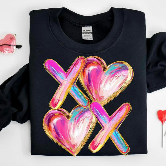 XOXO Clear Film Screen Print