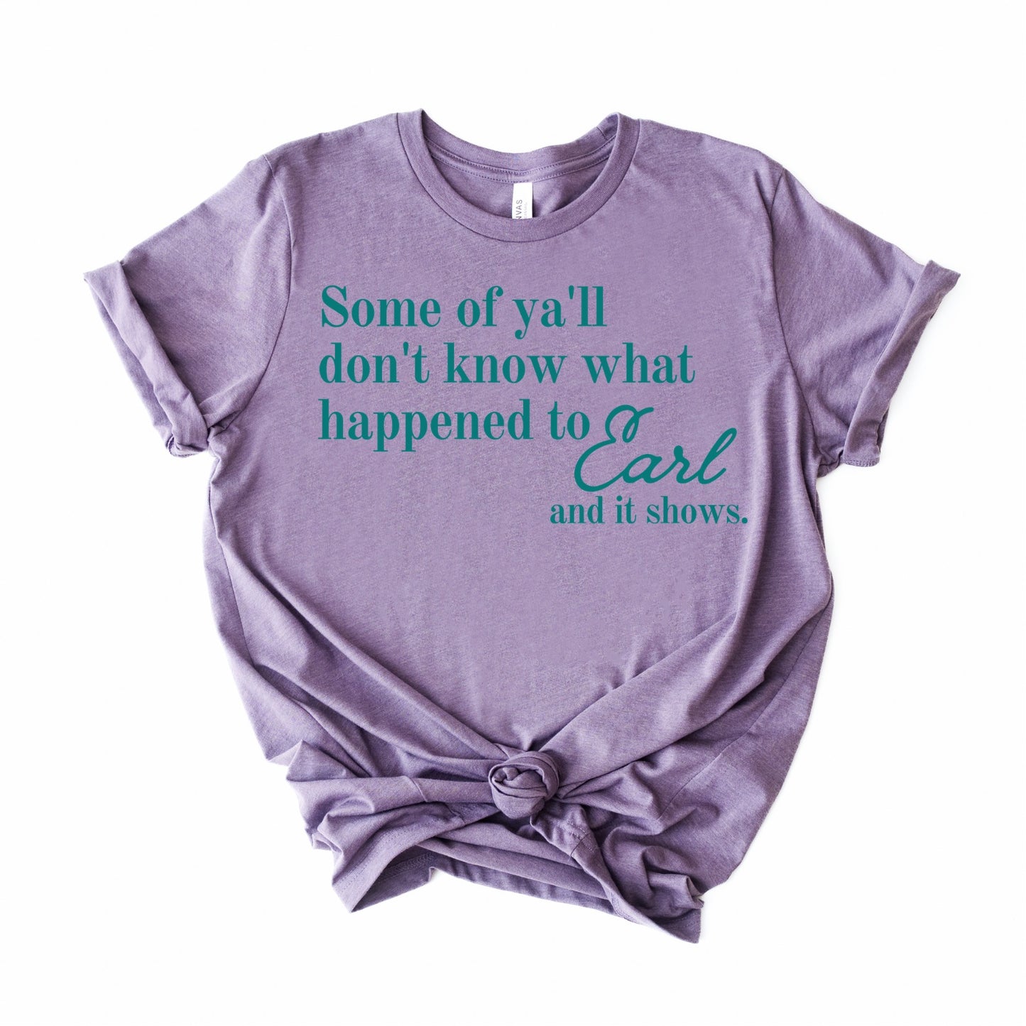 What Happened to Earl TEAL INK Screen Print