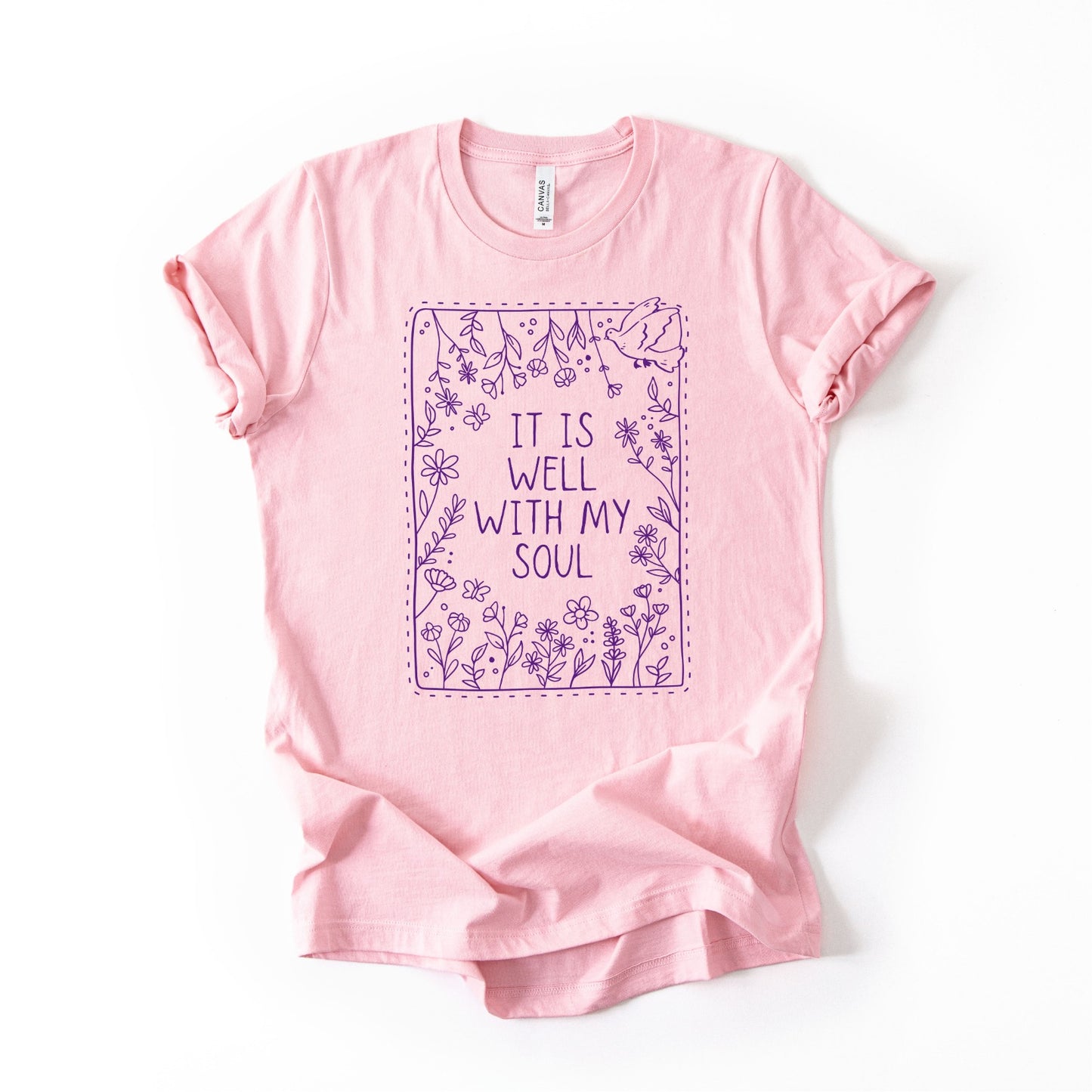 It is Well With my Soul DARK PURPLE INK Screen Print