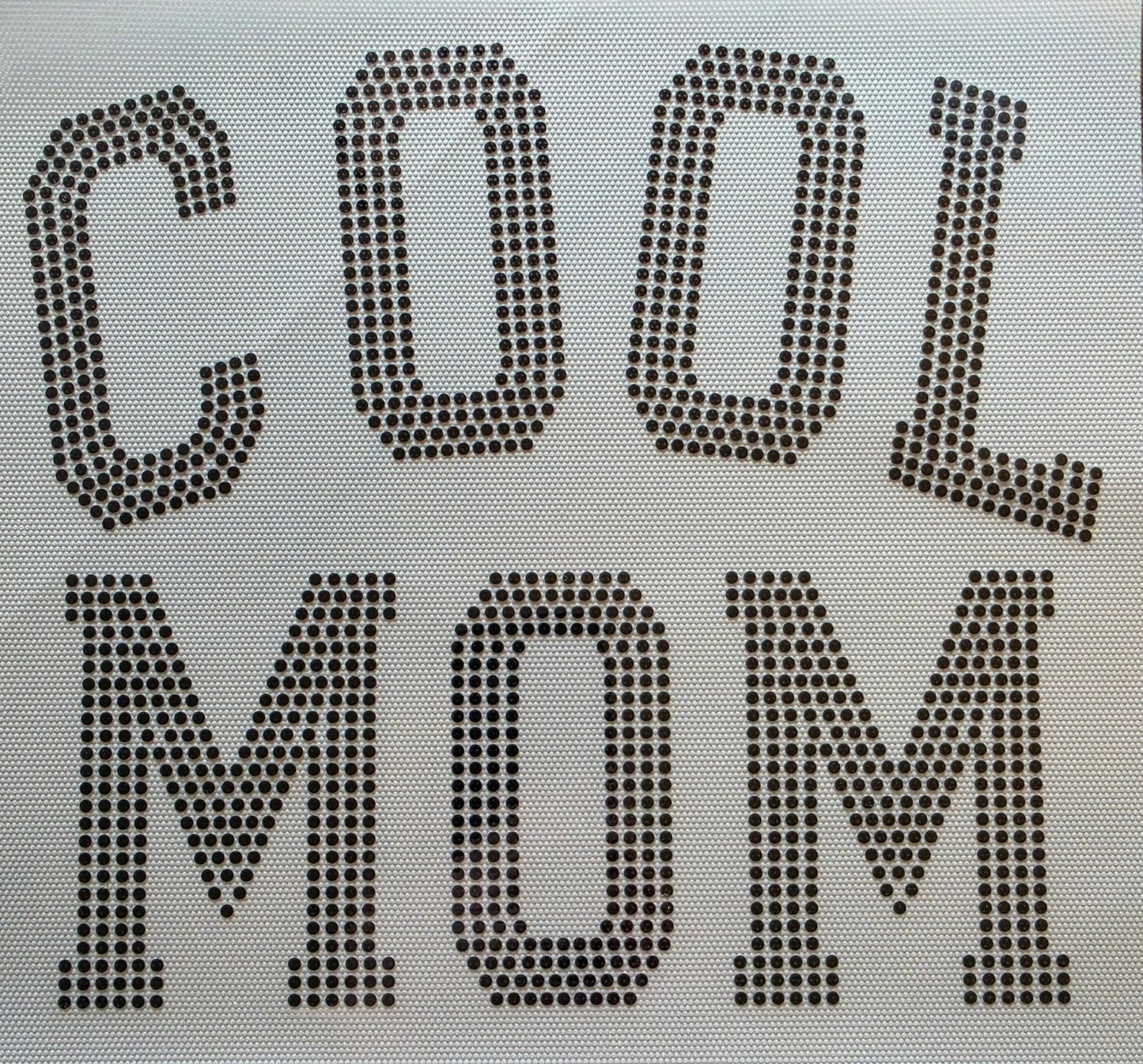 Cool Mom BLACK SPANGLES Transfer