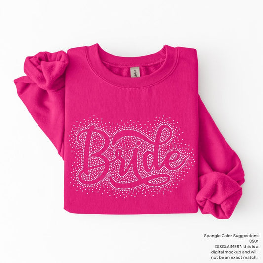 Bride SILVER HOLOGRAPHIC COLOR Spangles