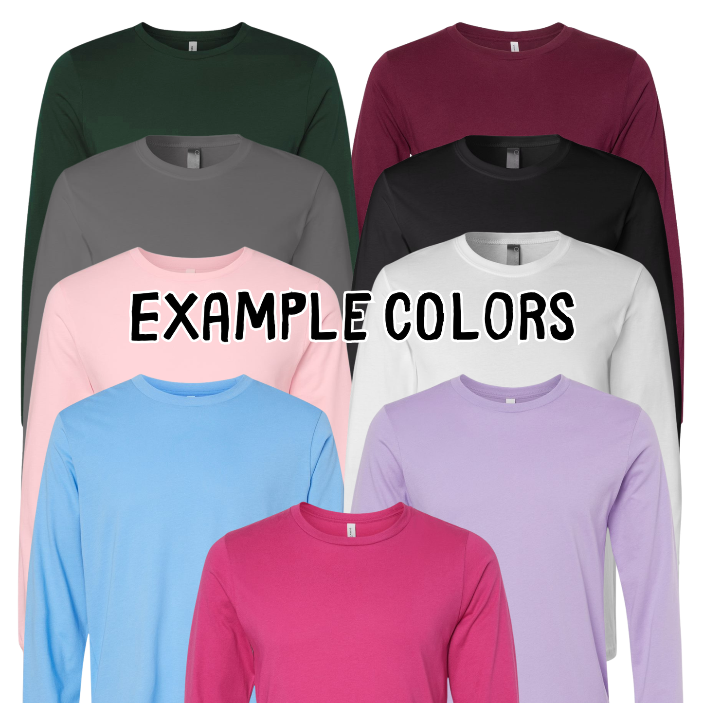 Pick Your Theme Long Sleeve Tee