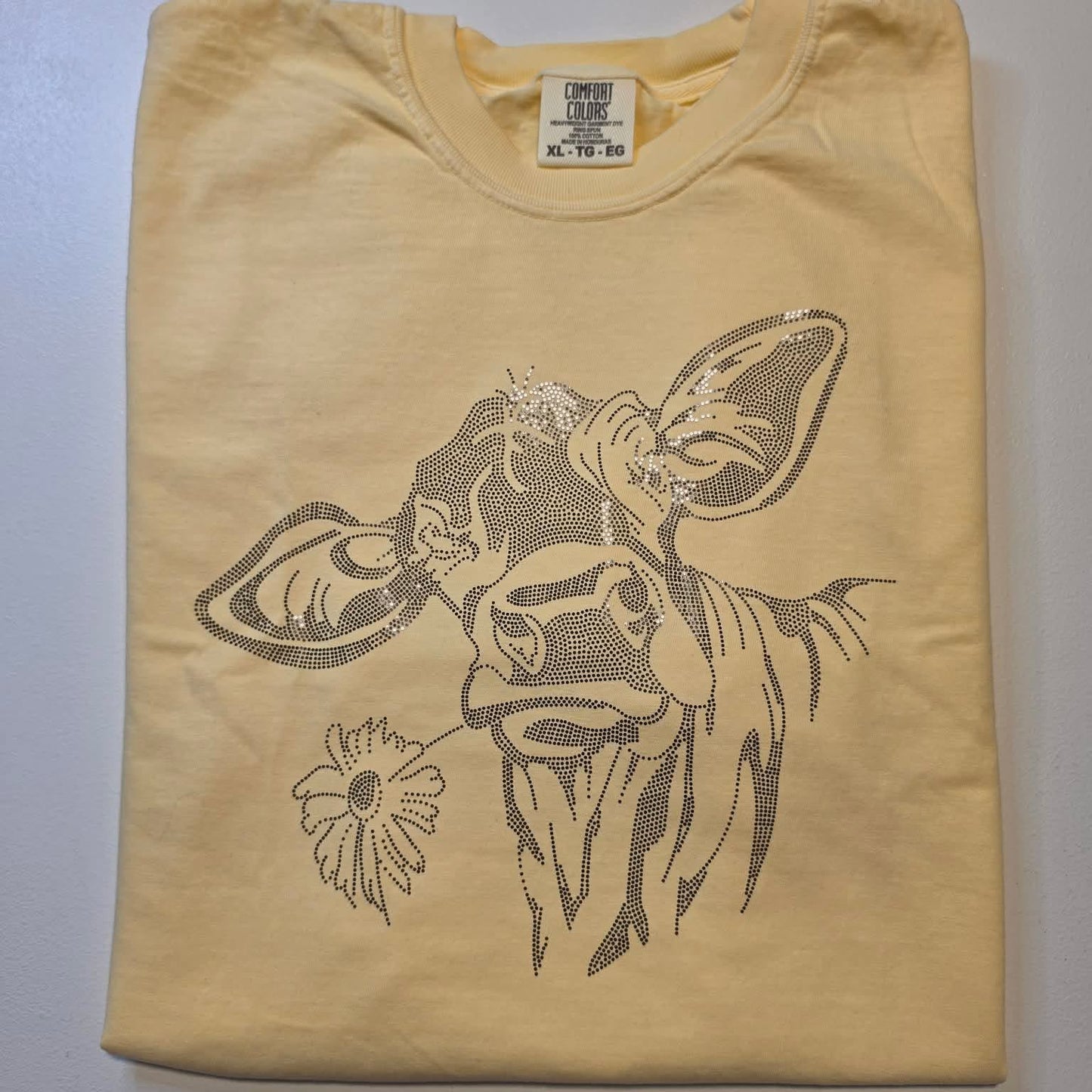 Daisy Cow BLACK COLOR Spangles