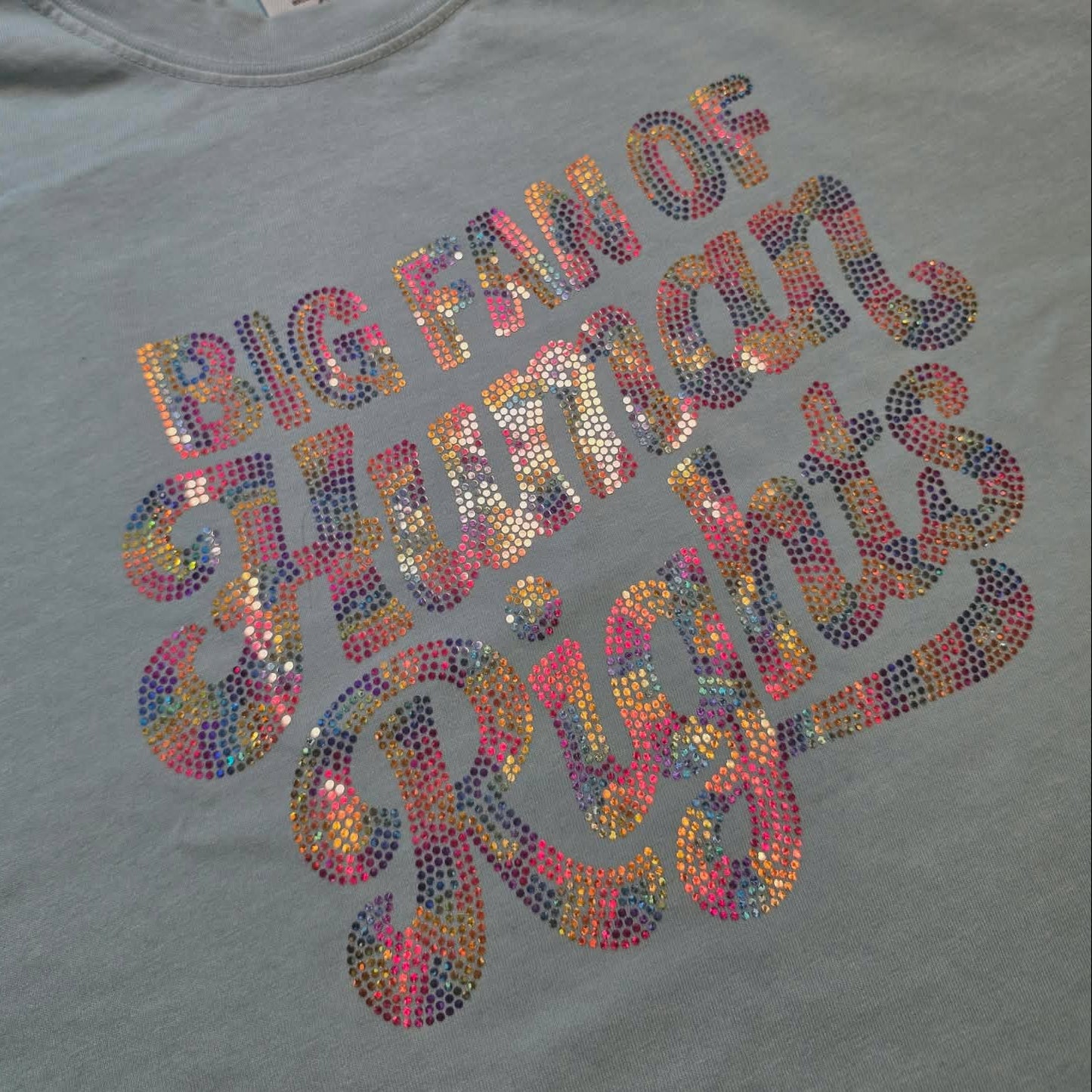 Big Fan of Human Rights RAINBOW MULTI COLOR Spangles