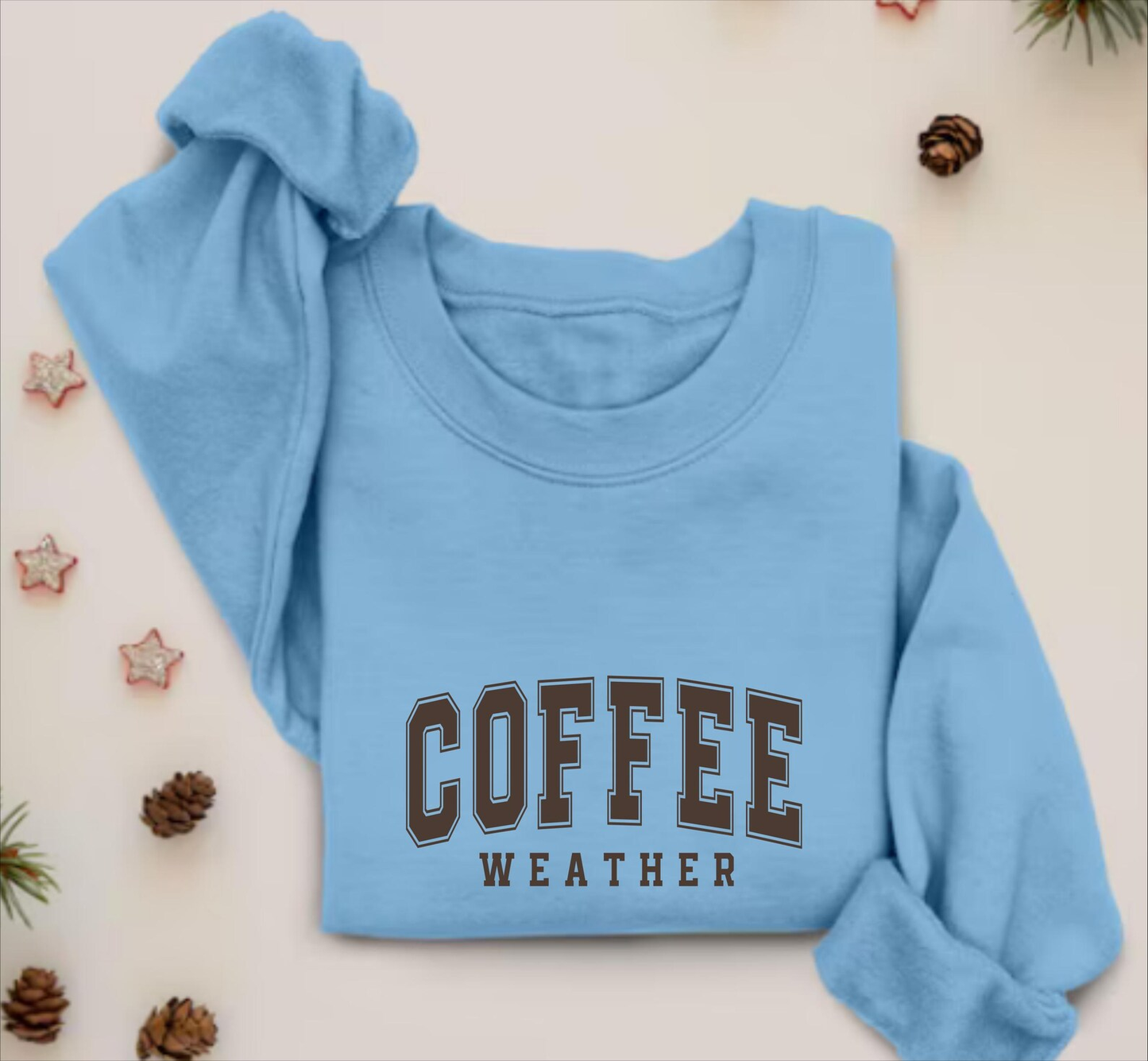 Coffee Weather BROWN INK Screen Print