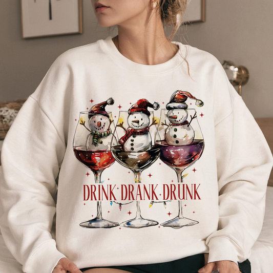 Drink Drank Drunk Graphic Tee