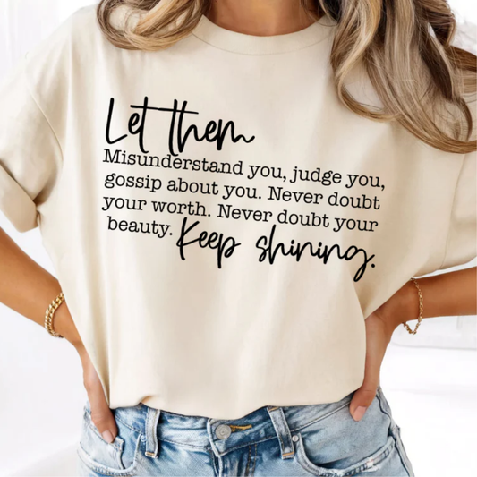 Keep Shining Screen Print