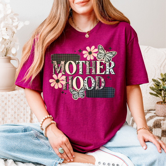 Motherhood Pink & Black DTF Transfer