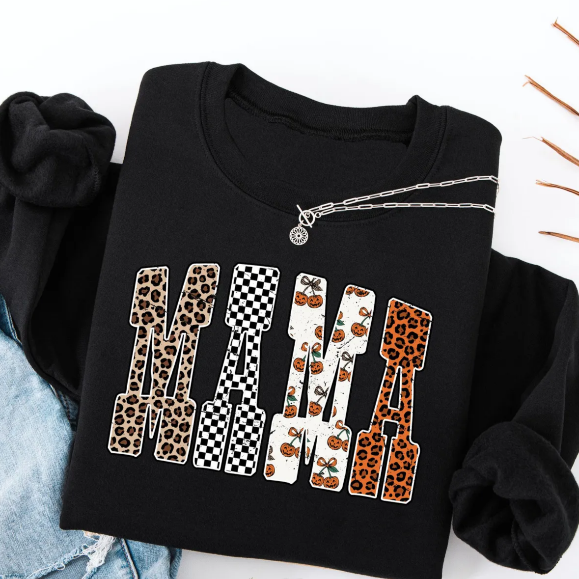 MAMA Fall Themed Graphic Tee