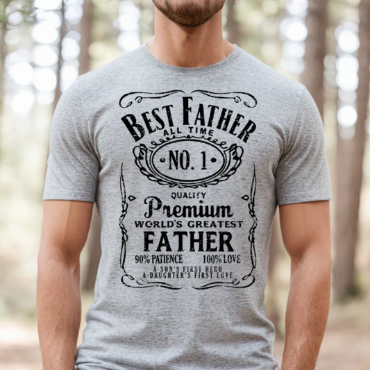 Best Father Screen Print