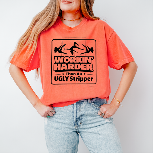 Workin' Harder Screen Print