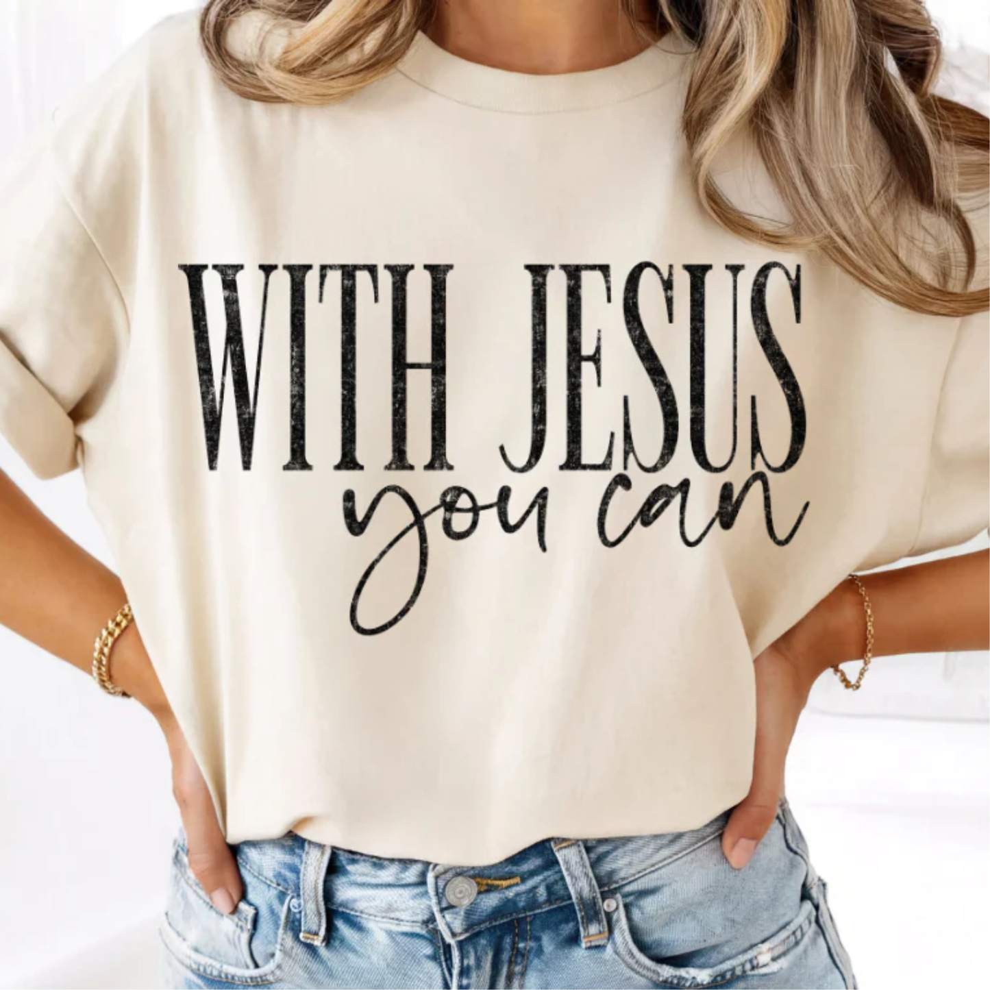 With Jesus You Can Screen Print