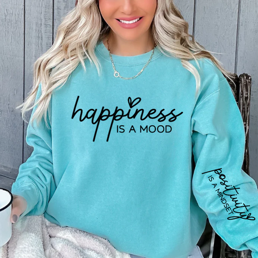 Happiness is a Mood Screen Print with Sleeve Print