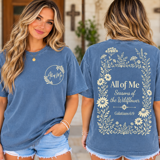 All For One Comfort Colors T-Shirt FRONT & BACK
