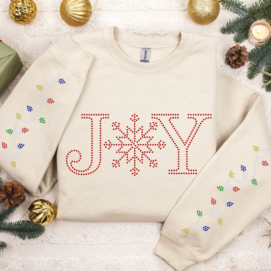 Joy Spangles Transfer with Bulb Sleeves