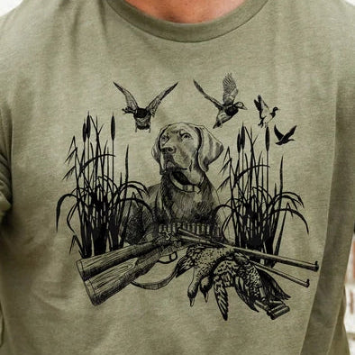 Hunting Dog Graphic Tee