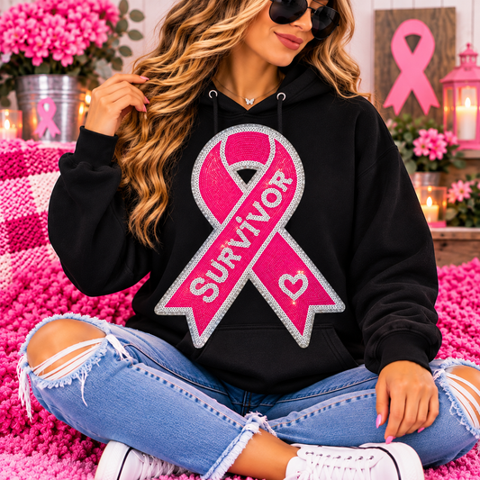 Survivor Sequin Patch Shirt