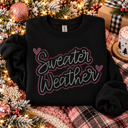 Sweater Weather Spangles Transfer
