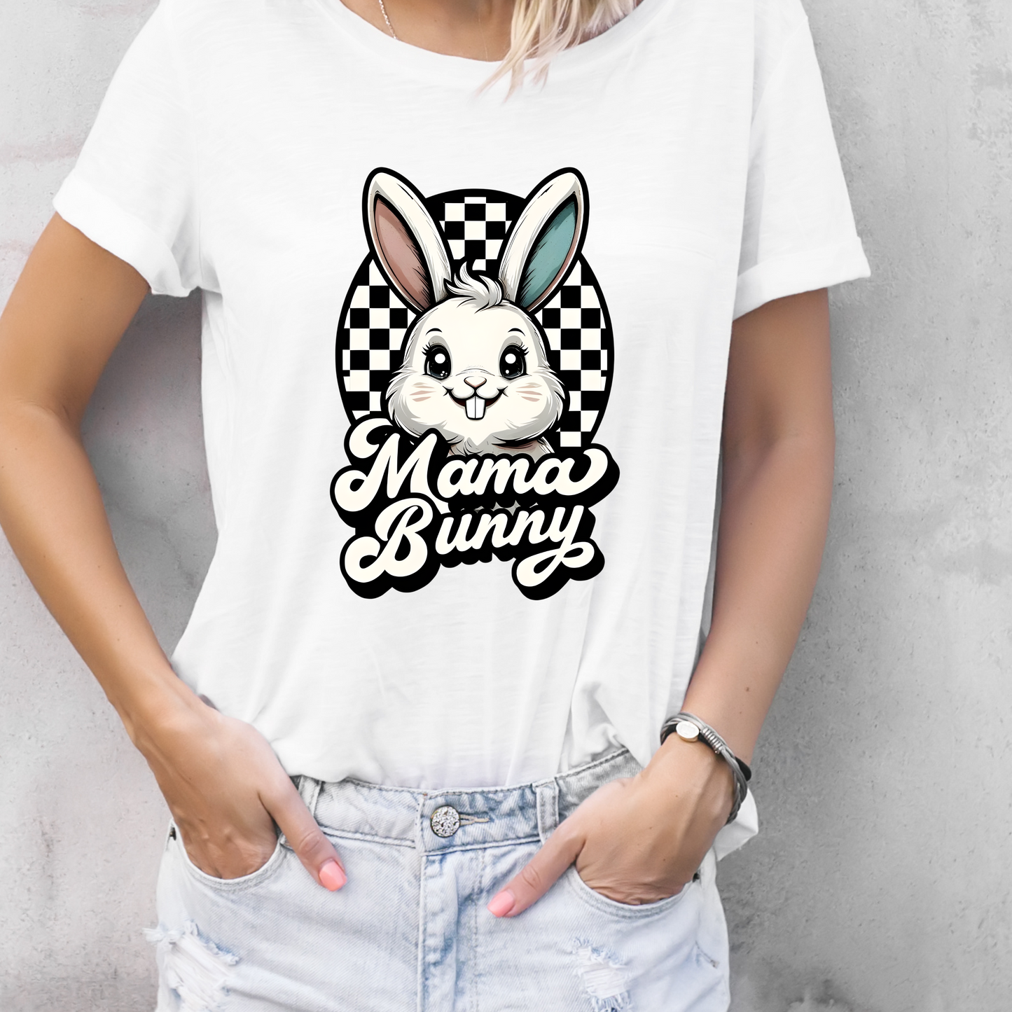 Mama Bunny DTF Transfer