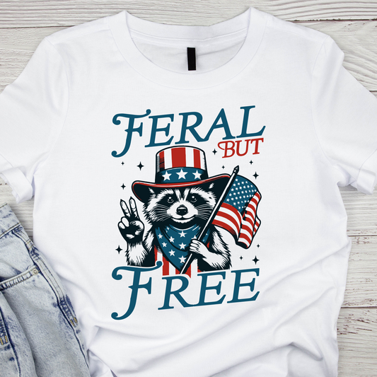 Feral But Free Graphic Tee