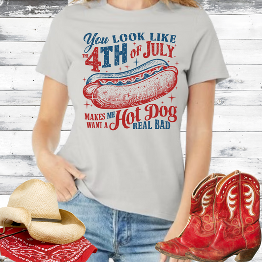 Want a Hotdog Real Bad Graphic Tee