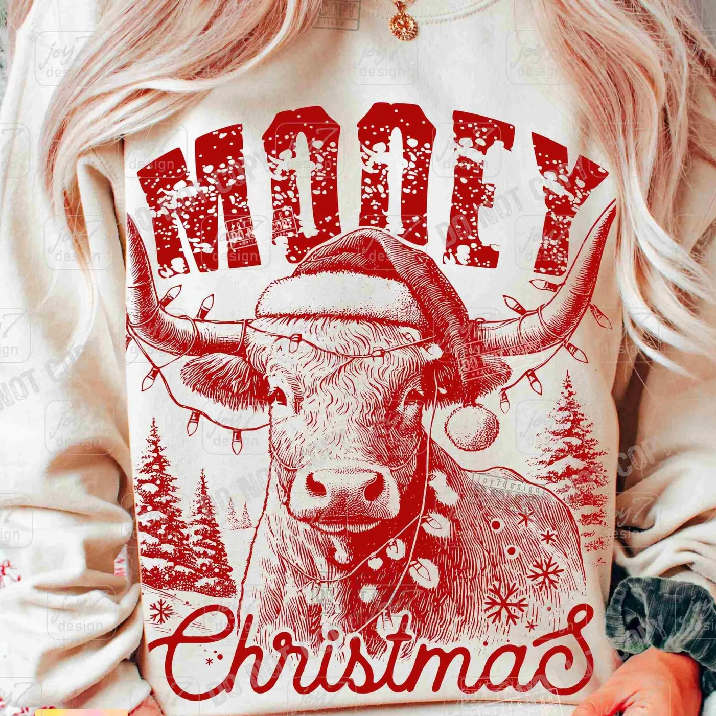 Mooey Christmas Graphic Tee