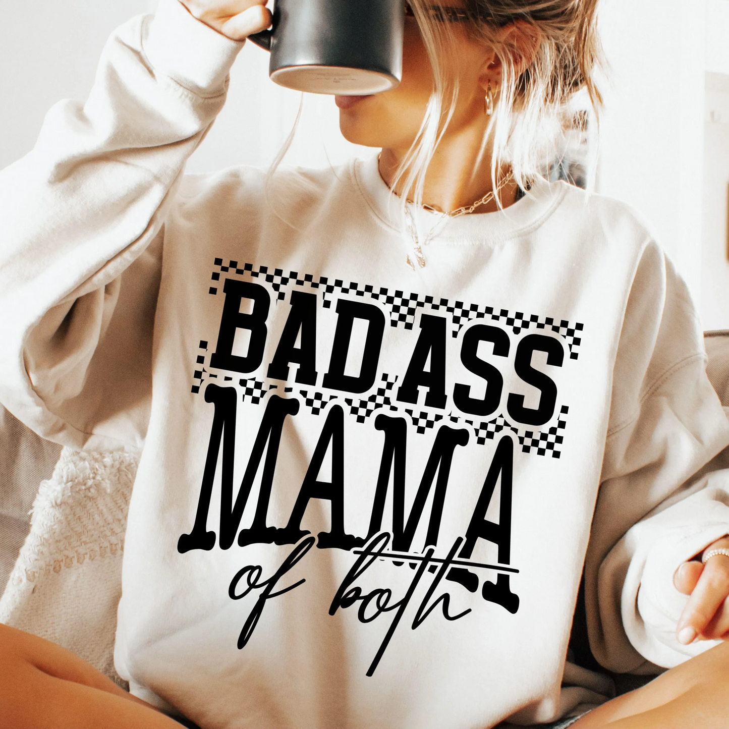 Bad Ass Mama of Both Screen Print