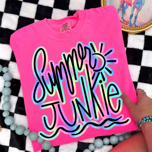Summer Junkie Clear Film Screen Print