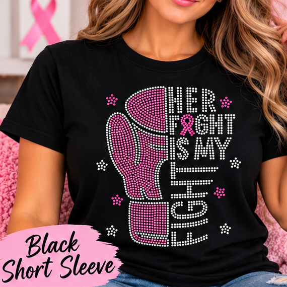 Her Fight is my Fight Sparkly Spangles Shirt