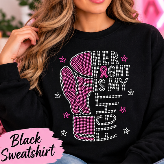 Her Fight is my Fight Sparkly Spangles Shirt