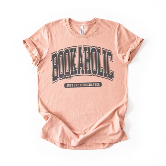Bookaholic DARK GRAY INK Screen Print