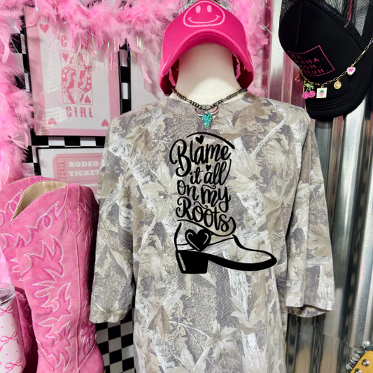 Blame it all on my Roots Screen Print