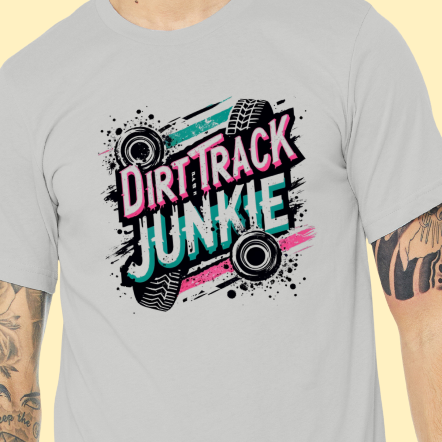 Dirt Track Junkie DTF Transfer